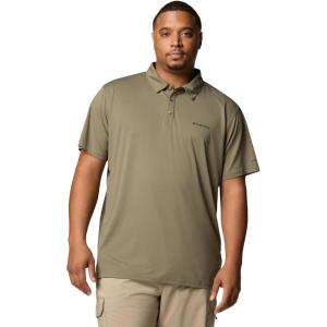 imageMens Tech Trail Utility PoloStone Green