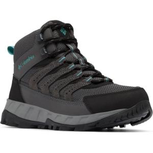 imageColumbia Womens Strata Trail Mid Waterproof Hiking ShoeDark GreyTeal