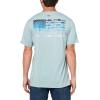 imageColumbia Mens PFG Fish Flag Ii Short SleeveCrushed BlueColl Navy Bass  Lures