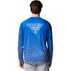 imageColumbia Mens Super Terminal Tackle PFG Fade Long SleeveVivid BluePfg Triangle Super Fade