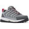 imageColumbia Mens Strata Trail Low WaterproofTitanium Grey SteelMountain Red