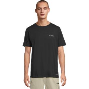 imageColumbia Mens PFG Fish Flag Ii Short SleeveBlackGraphite Gradient