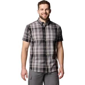 imageColumbia Mens Rapid Rivers II Short Sleeve Shirt City Grey Multi Plaid Medium