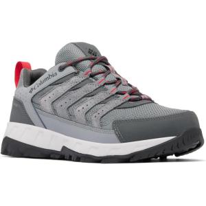 imageColumbia Mens Strata Trail Low WaterproofTitanium Grey SteelMountain Red