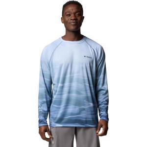 imageColumbia Mens Super Terminal Tackle PFG Fade Long SleeveCollegiate NavyObsidian Fotw Permit