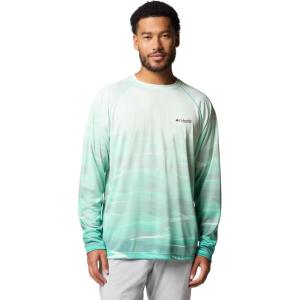 imageColumbia Mens Super Terminal Tackle PFG Fade Long SleeveGlaze GreenObsidian Fotw Permit