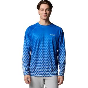 imageColumbia Mens Super Terminal Tackle PFG Fade Long SleeveVivid BluePfg Triangle Super Fade