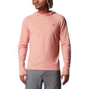 imageColumbia mens Pfg Uncharted HoodieFaded Peach Heather
