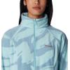 imageColumbia Womens Benton Springs Printed Full ZipAqua Haze Snowdrifts Tonal