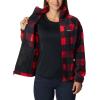 imageColumbia Womens Benton Springs Printed Full ZipRed Lily Check