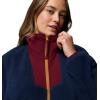 imageColumbia Womens Sequoia Grove Full Zip FleeceCollegiate NavyRich WineMaple Sugar
