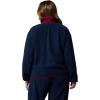imageColumbia Womens Sequoia Grove Full Zip FleeceCollegiate NavyRich WineMaple Sugar