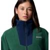 imageColumbia Womens Sequoia Grove Full Zip FleeceRain ForestCollegiate Navy