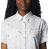 imageColumbia Womens Silver Ridge Utility Short Sleeve ShirtWhiteBaja Blitz