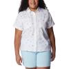 imageColumbia Womens Silver Ridge Utility Short Sleeve ShirtWhiteBaja Blitz