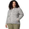 imageColumbia Womens Sweater Weather II Full Zip Fleece Jacket Chalk Heather Large