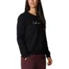 imageColumbia womens Trek Graphic CrewBlackScript Logo