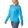 imageColumbia womens Trek Graphic CrewBlue ChillColumbia Stencil
