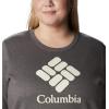 imageColumbia womens Trek Graphic CrewCharcoal HeatherStacked Gem