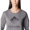 imageColumbia womens Trek Graphic CrewCity Grey HeatherBlack Csc Stacked Logo