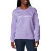 imageColumbia womens Trek Graphic CrewFrosted PurpleWhite Logo