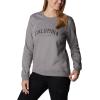 imageColumbia womens Trek Graphic CrewLight Grey HeatherCsc Collegiate
