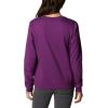 imageColumbia womens Trek Graphic CrewPlumScript Logo