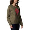 imageColumbia womens Trek Graphic CrewStone GreenStacked Gem