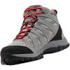 imageColumbia Womens Redmond III Mid Waterproof Hiking ShoeSteamRed Coral  Legacy
