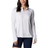 imageColumbia Womens Tidal Tee 14 ZipWhiteCirrus Grey Logo