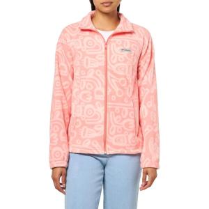 imageColumbia Womens Benton Springs Printed Full ZipAlpenglow Marker Made Tonal