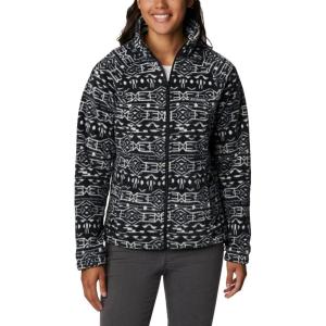 imageColumbia Womens Benton Springs Printed Full ZipBlack 80s Stripe