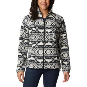 imageColumbia Womens Benton Springs Printed Full ZipBlack Checkered Peaks Tonal