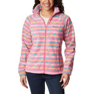 imageColumbia Womens Benton Springs Printed Full ZipCamellia Rose Checkered Peaks