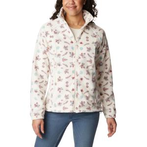 imageColumbia Womens Benton Springs Printed Full ZipChalk Cyanofrond