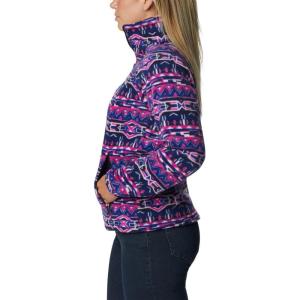 imageColumbia Womens Benton Springs Printed Full ZipDark Sapphire 80s Stripe