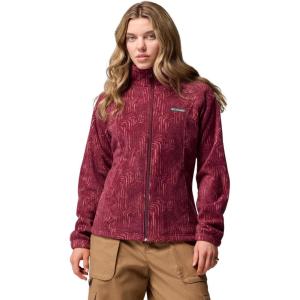 imageColumbia Womens Benton Springs Printed Full ZipRich Wine Flowfalls