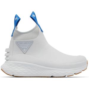 imageColumbia Womens PFG Dry Tortugas Waterproof Slip On Fishing BootGrey IceVivid Blue