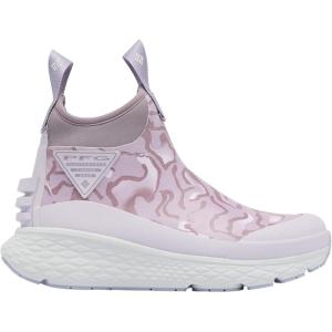 imageColumbia Womens PFG Dry Tortugas Waterproof Slip On Fishing BootLavender PearlShale Purple