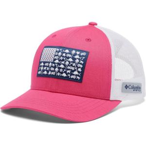 imageColumbia Womens PFG Fish Flag Snap BackUltra PinkFish Friends Flag