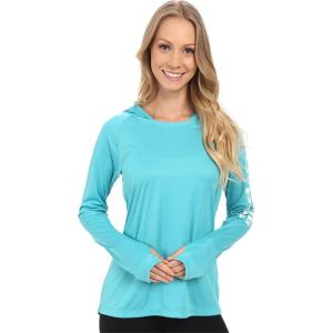 imageColumbia Womens PFG Tidal Tee Hoodie UV Protection MoistureWickingMiamiWhite