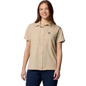 imageColumbia Womens Silver Ridge Utility Short Sleeve ShirtAncient Fossil 2024