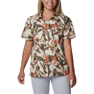 imageColumbia Womens Silver Ridge Utility Short Sleeve ShirtChalkFloriculture