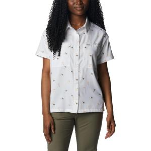imageColumbia Womens Silver Ridge Utility Short Sleeve ShirtWhiteBaja Blitz