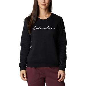 imageColumbia womens Trek Graphic CrewBlackScript Logo