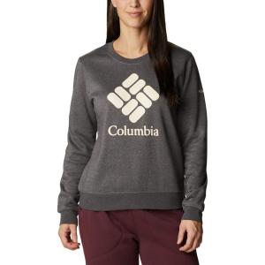 imageColumbia womens Trek Graphic CrewCharcoal HeatherStacked Gem