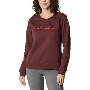 imageColumbia womens Trek Graphic CrewMalbecScript Logo
