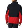 imageColumbia Mens Basin Trail Fleece Full Zip JacketMountain Red  Black
