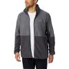 imageColumbia Mens Basin Trail Fleece Full Zip JacketShark  City Grey