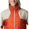 imageColumbia Mens Point Park WindbreakerBonfireAncient FossilDark Sienna